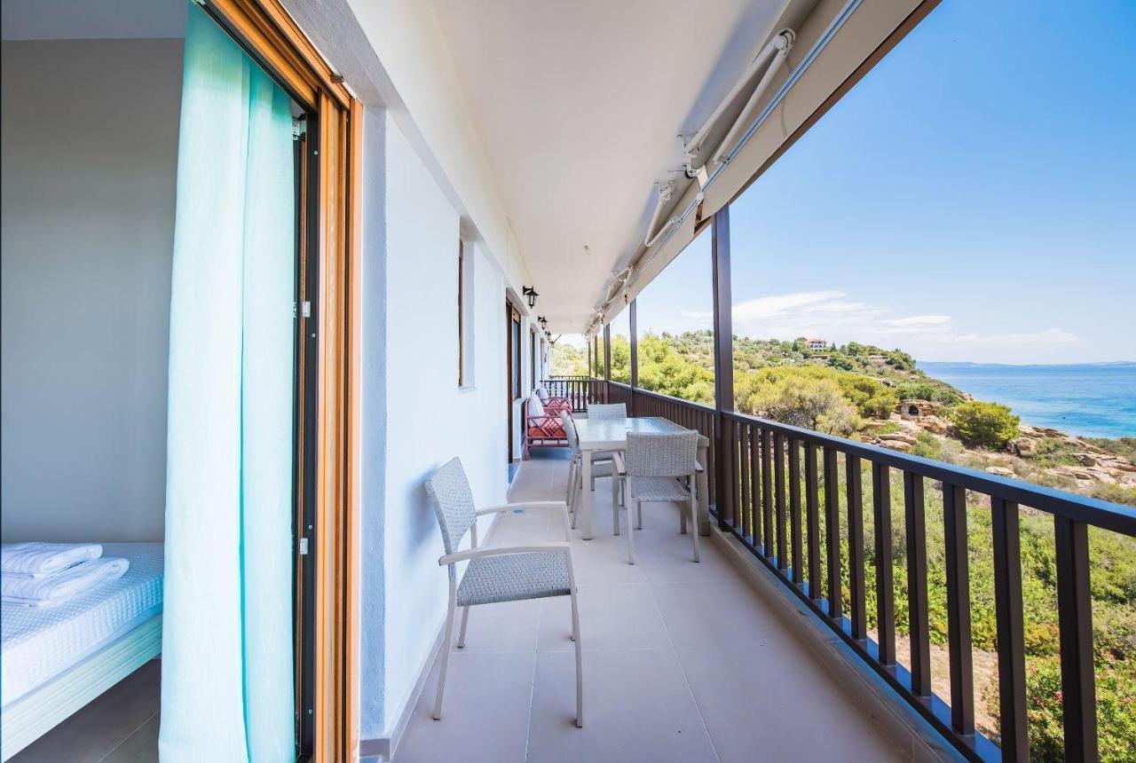 #Flh - Nereus & Oceanus Beachfront Apartments, Lagonisi Beach 奥马斯帕纳吉亚斯 外观 照片